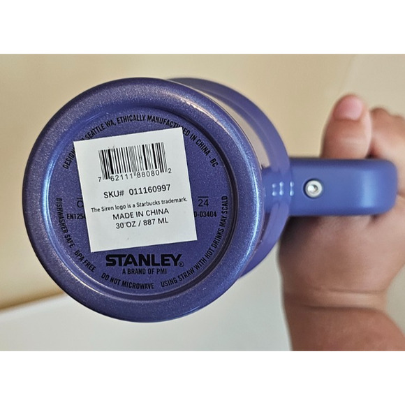 Stanley X Starbucks Mexico Jacaranda 30oz Tumbler BNWT - Picture 3 of 4